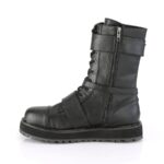 Valor-220 Black Vegan Leather Zapatos Demonia - Image 4