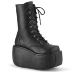 Violet-120 Black Vegan Leather Demonia Colombia - Image 2