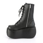 Violet-120 Black Vegan Leather Demonia Colombia - Image 4
