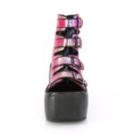 Violet-150 Pink-Green Iridescent Vegan Leather Demonia Colombia - Image 3