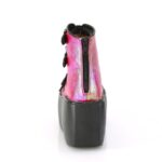 Violet-150 Pink-Green Iridescent Vegan Leather Demonia Colombia - Image 5