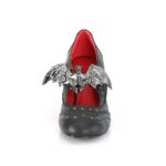 Vivika-32 Black Vegan Leather Zapatos Demonia - Image 3