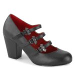 Vivika-38 Zapatos Demonia Black Vegan Leather - Image 2