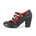 Vivika-38 Zapatos Demonia Black Vegan Leather - Image 4