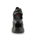 Void-37 Black Vegan Leather-Patent Zapatos Demonia - Image 3