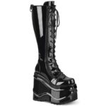 Wave-200 Zapatos Demonia Black Patent - Image 2