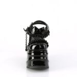 Wave-20 Black Patent Zapatos Demonia - Image 3