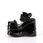 Wave-20 Black Patent Zapatos Demonia - Image 4