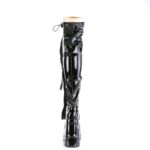 Wave-315 Zapatos Demonia Black Stretch Patent - Image 5