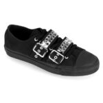 Zapatos Demonia Black Canvas Deviant-08