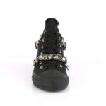 Zapatos Demonia Black Canvas Deviant-107 - Image 3