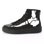 Zapatos Demonia Black Canvas Sneeker-252 - Image 4