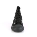 Zapatos Demonia Black Canvas-Suede Deviant-103 - Image 3