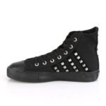 Zapatos Demonia Black Canvas-Suede Deviant-103 - Image 4