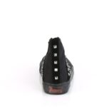 Zapatos Demonia Black Canvas-Suede Deviant-103 - Image 5