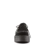 Zapatos Demonia Black Suede Creeper-402S - Image 3
