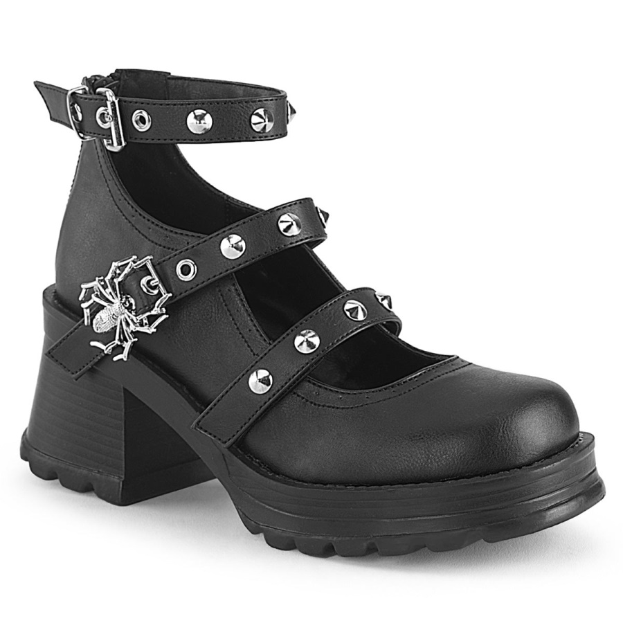 zapatos_demonia_black_vegan_leather_bratty_30.jpg Zapatos Demonia Black Vegan Leather Bratty-30 - Image 1