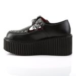 Zapatos Demonia Black Vegan Leather Creeper-215 - Image 4