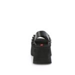 Zapatos Demonia Black Vegan Leather Funn-12 - Image 5