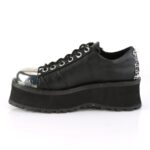 Zapatos Demonia Black Vegan Leather Gravedigger-04 - Image 4