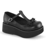 Zapatos Demonia Black Vegan Leather Sprite-03 - Image 6