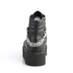 Zapatos Demonia Black Vegan Leather V-Creeper-565 - Image 5