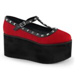 Zapatos Demonia Red Canvas Click-07 - Image 2