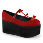 Zapatos Demonia Red Canvas Click-08 - Image 2