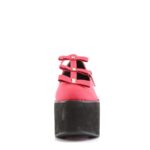 Zapatos Demonia Red Canvas Click-08 - Image 3