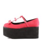 Zapatos Demonia Red Canvas Click-08 - Image 4