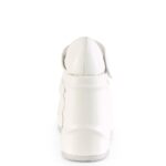 Zapatos Demonia White Vegan Leather Wave-32 - Image 5